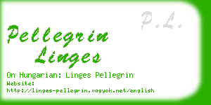 pellegrin linges business card
